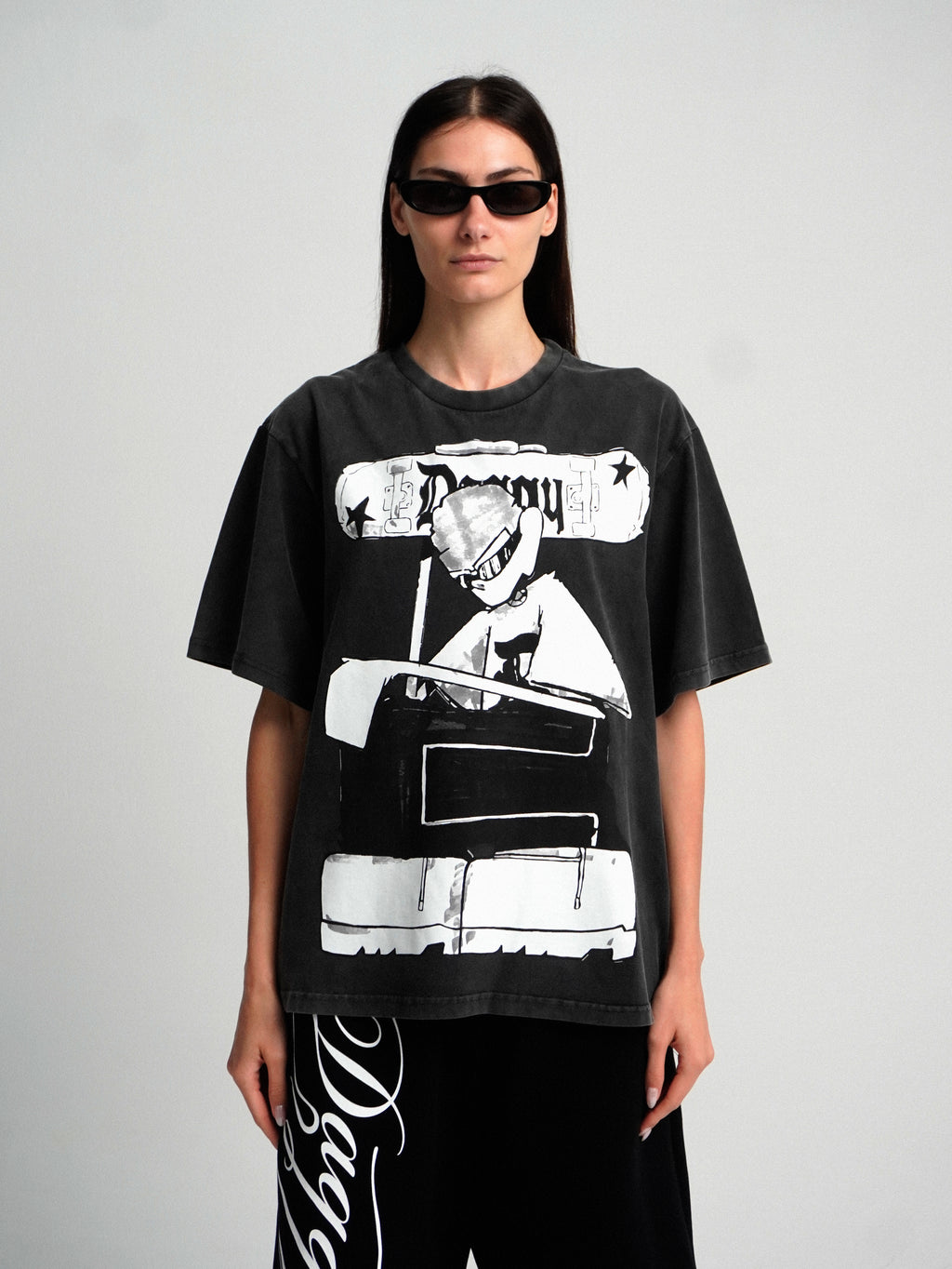 SK8 Washed Black T-shirt