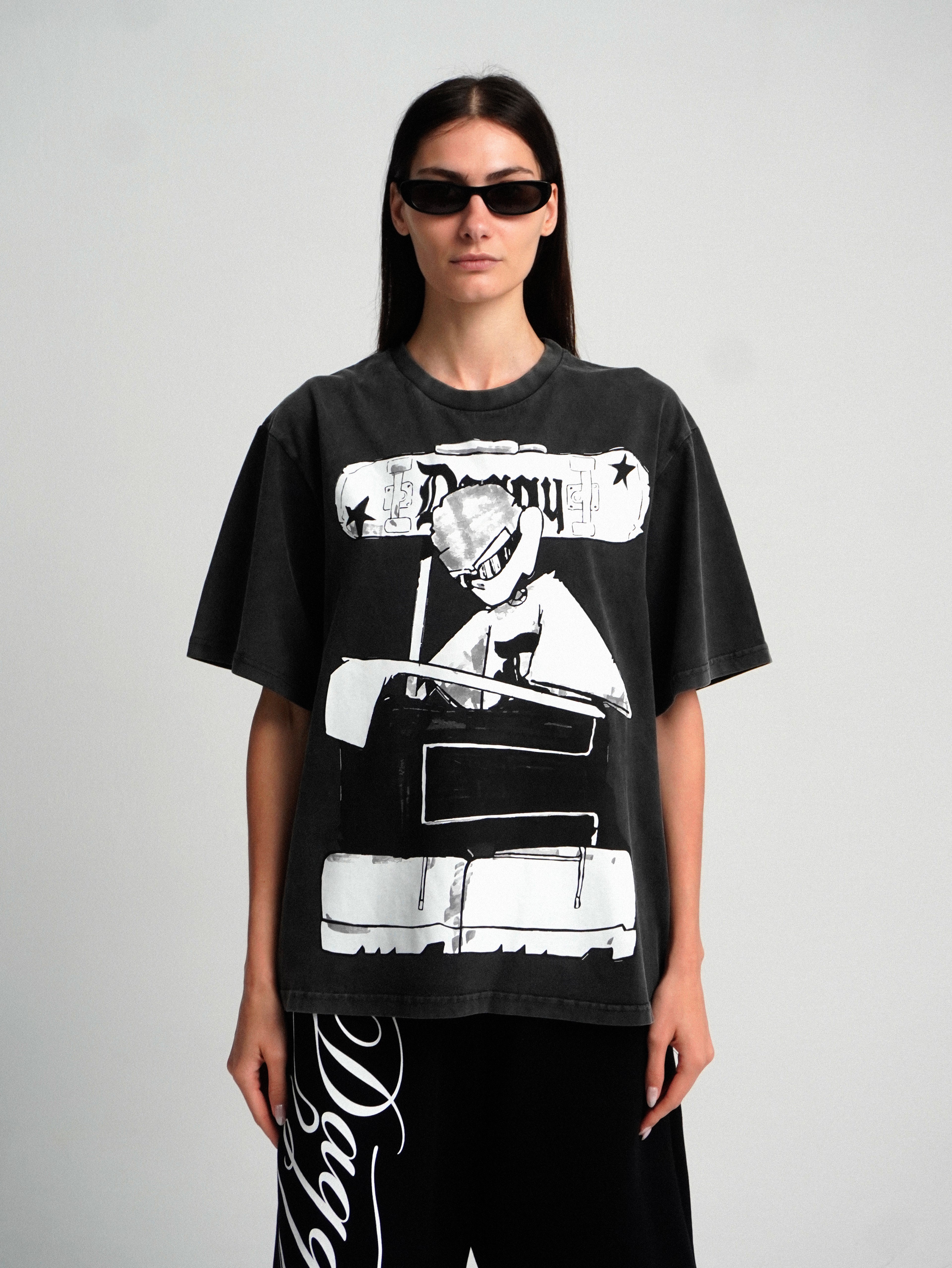 SK8 Washed Black T-shirt