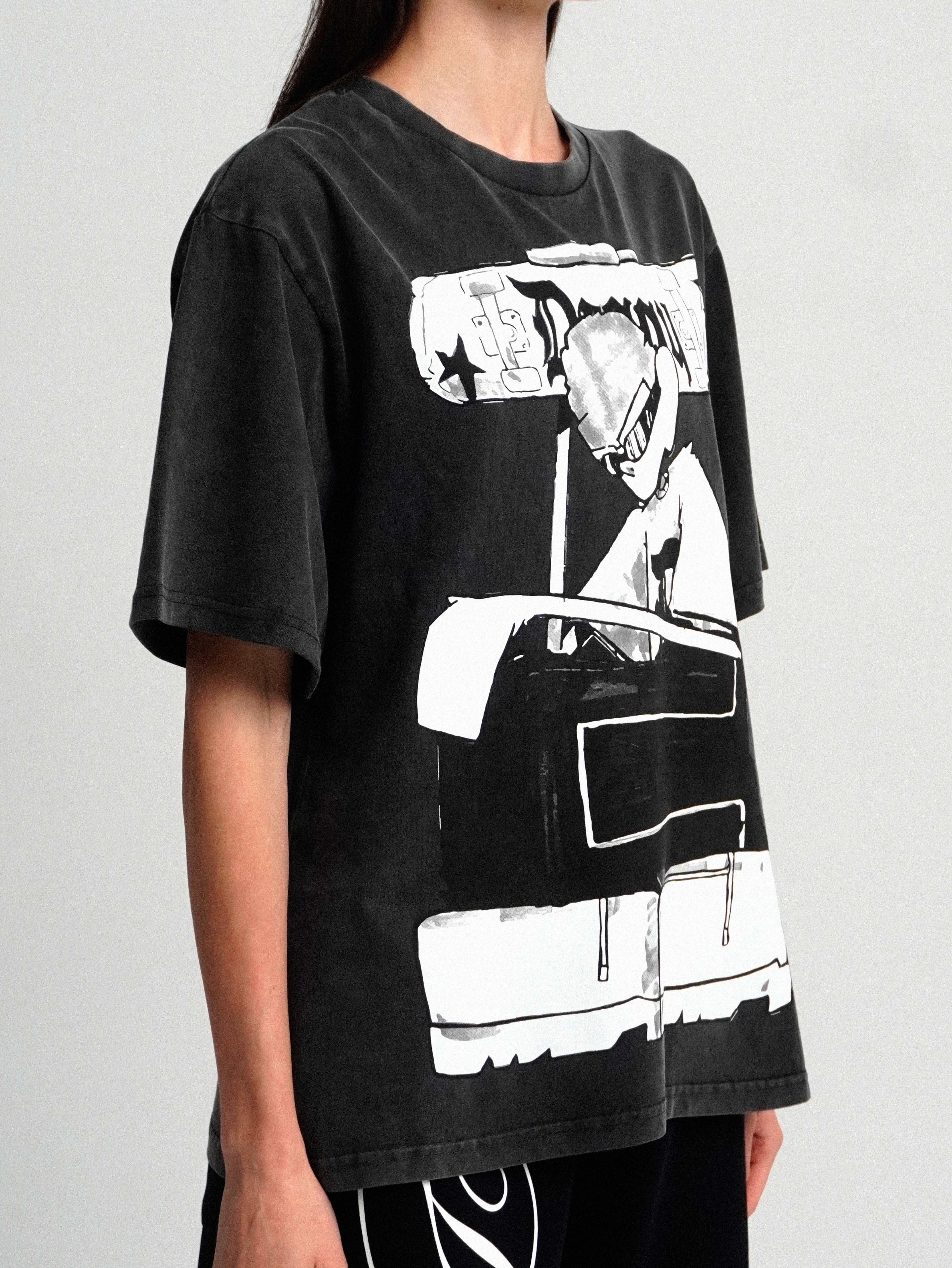 SK8 Washed Black T-shirt