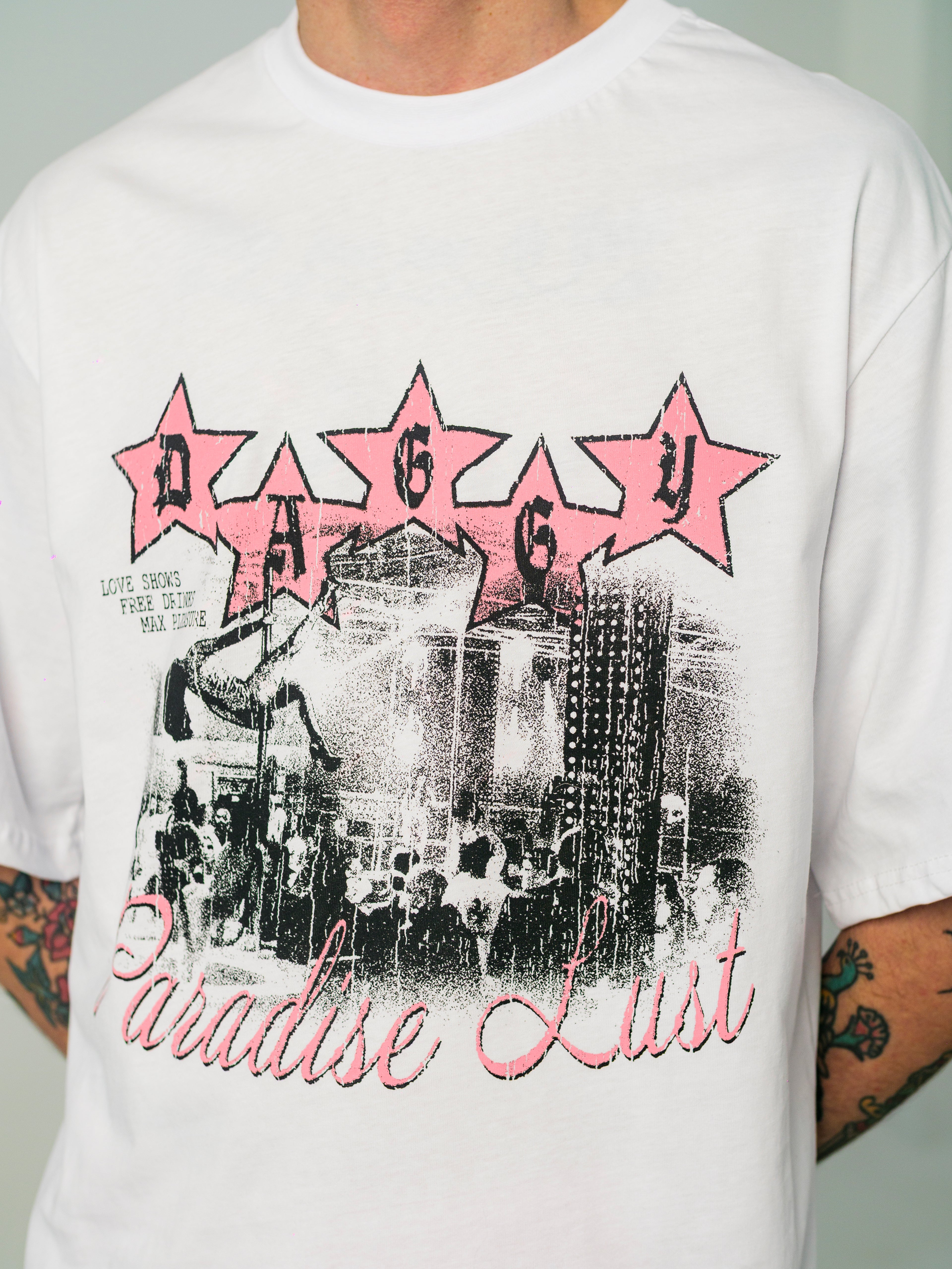 Paradise Lust White T-shirt
