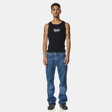 Daggy Tank Top Black