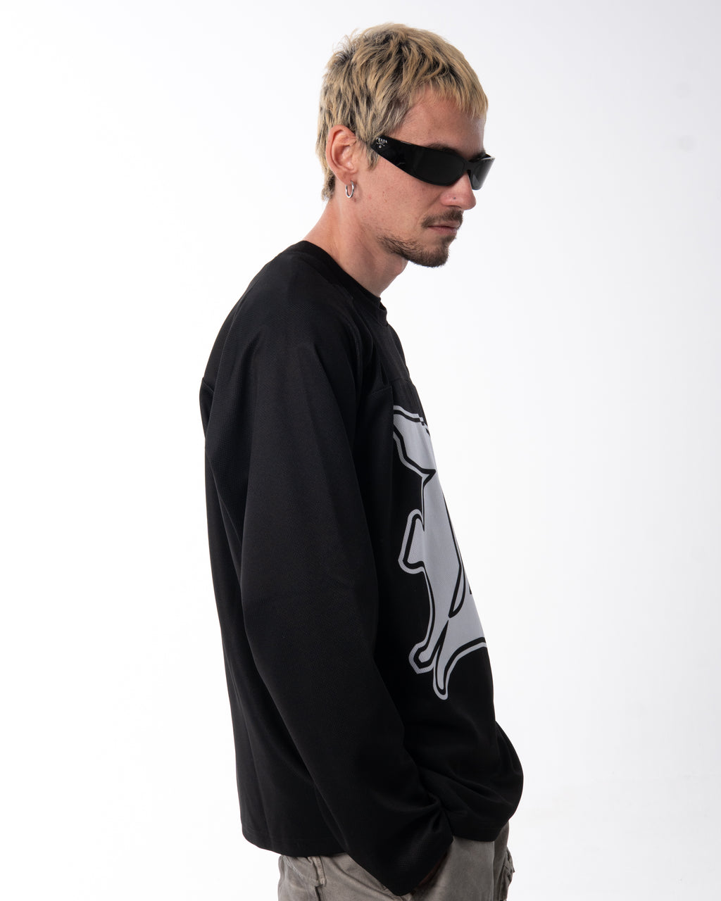 Mono-Gram Black Jersey Longsleeve
