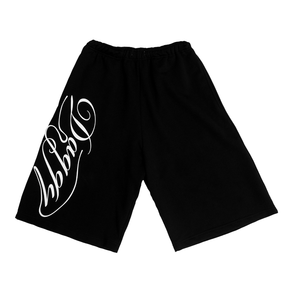 Black Daggy Shorts