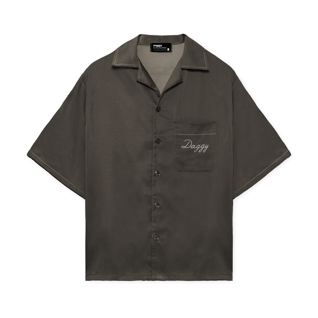Olive "Bowling" Button-up shirt