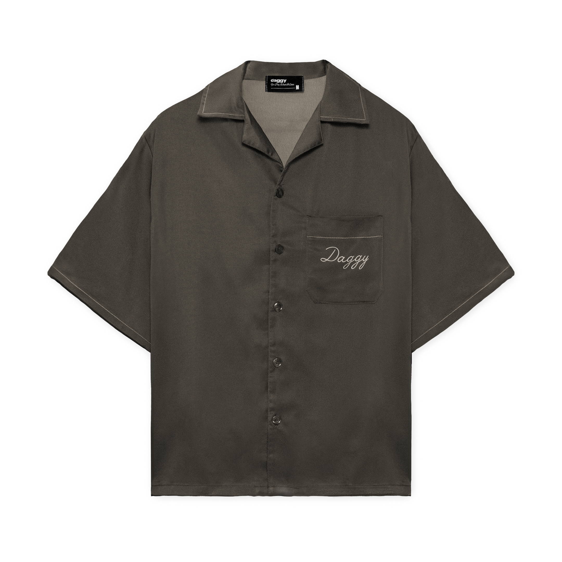 Olive "Bowling" Button-up shirt